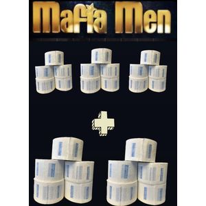 5 Neck Strip - 5x5 25rollen 2500 stuks-strips-neck papieren- Barber Neck strip - nekpapier - Nekstrip