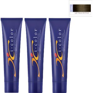 ISO i color Permanent Conditioning Crème Color 60ml 5NA(5.2) Light Natural Ash Brown x 3 tubes