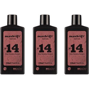 mashUp haircare N° 14 Deep Cleansing Shampoo 250ml - 3 stuks