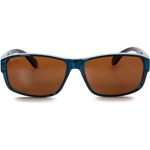 IKY EYEWEAR overzet zonnebril OB-1004D2-blauw-metallic