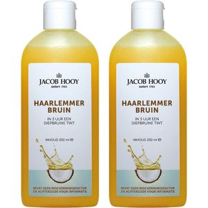 Jacob Hooy Haarlemmerbruin - Snelbruiner - 2x250 ml - SPF 0