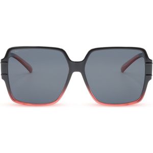 IKY EYEWEAR overzet zonnebril dames OB-1016F1-rood-zwart