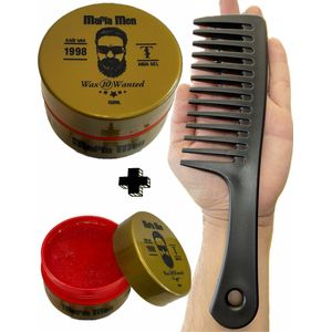 1 Wax + Gratis Kam pack! Mafia Men Haarwax 10 Wanted (150 ml)