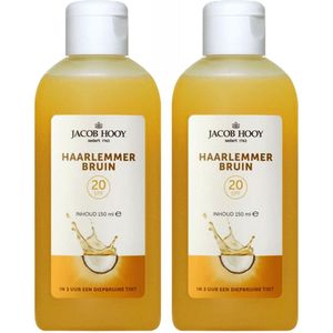 2x Jacob Hooy Haarlemmerbruin SPF 20 - Snelbruiner - Zonnebrand - Aantal 2 - 150 ml