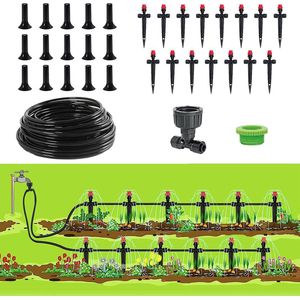 Automatisch Irrigatiesysteem - Irrigatieset - Micro-irrigatiesysteem - Bewateringsysteem voor Gazon, Planten, Tuin, Landschap en Groentetuin