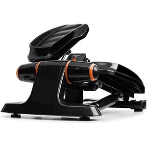 Mini stepper fitness - Stepper fitnessapparaat - Swing stepper - Zwart/Oranje