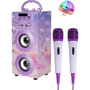 Karaoke Set Voor Volwassenen - Karaoke Set Met 2 Microfoons