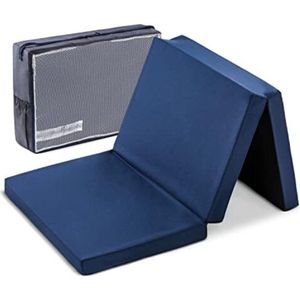 Schuimmatras - Campingmatras - 60 x 120 cm, 6 cm dik - Blauw