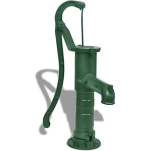 Handwaterpomp - Zwengelpomp - Handwaterpomp Gietijzer - Tuinwaterpomp - Waterput Pomp - Groen 10.5kg