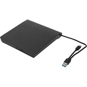 Externe DVD Speler - Externe DVD Speler voor Laptop - Externe DVD Speler en Brander - USB3.0/USB2.0 Draagbaar