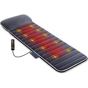 Massagemat - Trilmassage Mat - Met Warmte - 10 Massage Motoren - 5 Massagestanden