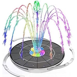 Solar fontein - Solar fontein op zonne energie - Fontein buiten - 6,5W