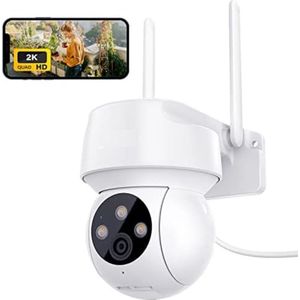 Graytified - Cctv Camerasysteem - Camera Beveiliging Draadloos Wifi - Wifi Beveiligingscamera Set Buiten - Wit