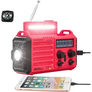 Radio Op Batterijen - Draagbare Radio - Noordadio - Rood