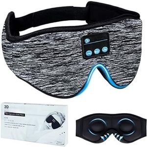 Slaapmasker Bluetooth - Slaap Koptelefoon - Hoofdband Bluetooth - Slaapband - Grijs