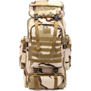 Militaire Rugzak 80 liter - Tactical backpack - Rugzak waterdicht - Camouflage