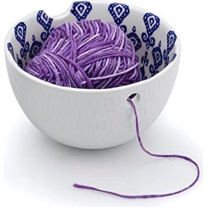 Yarn Bowl - Wolhouder - Garen Kom - Wol Kom - Kluwenhouder - Wit