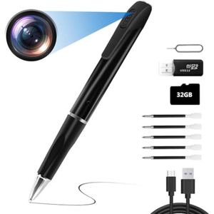 Velox Mini spy camera - Mini camera - Verborgen camera- Spy camera pen - 1080p