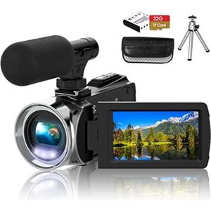 Videocamera - 4K - Digitale Camcorder - 36MP - 18x Zoom