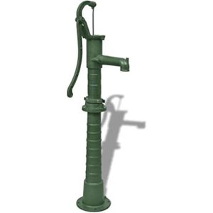 vidaXL Tuinwaterpomp met Standaard Gietijzer Tuinpomp Handpomp Waterpomp Pomp