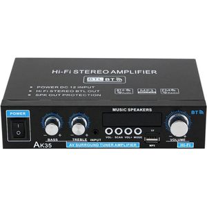 HIFI Bluetooth Power Amplifier | 400W | Versterker | Stereo Versterker | Mediaspeler