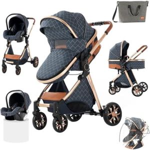 Kinderwagen 3 in 1 - Babywagen 3 in 1 - Wandelwagen - Kinderwagen 3 in 1 Incl Autostoel