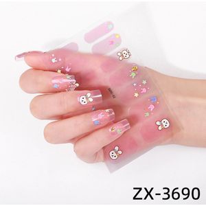 Prachtige nieuwe design NagelStickers/ 1 vel , 14 tips/ Manicure Nagel stickers / Nail stickers