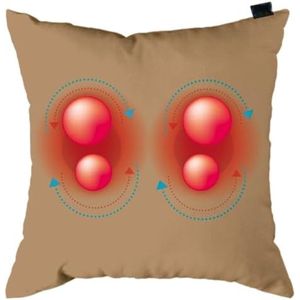 Massagekussen draadloos - Massage kussen - Massagekussen nek en rug - Massagekussen nek - 40L x 15W x 40H