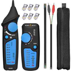 Multifunctionele Netwerk Tester - UTP Tester - Lan Tester - Zwart Blauw