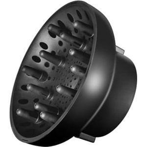 Diffuser opzetstuk - Diffuser fohn krullen - Diffuser fohn universa - 4,4 to 6,5 cm - Zwart