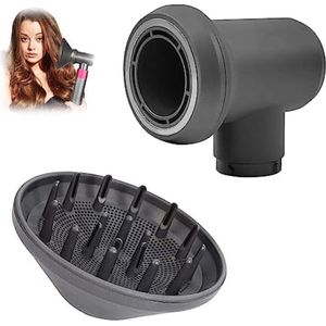 Diffuser opzetstuk - Diffuser fohn krullen - Zwart - 13,5 x 6,5 cm
