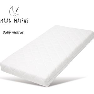 Maan matras ® Baby matras - Ledikant matras - 70x140 x14 cm - Wasbare hoes - Kinder matras - Anti allergisch