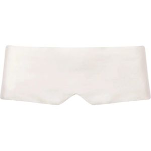 Perfect Sleep Face Mask van 100% Zijde - Ivoor - Gemaakt van moerbij zijde - Verduisterend, zijde zacht en comfortabel - Anti acne slaapmasker - Silk Heaven