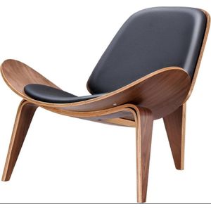 Velox Hans Wegner Shell Stoel Replica - Walnoot - Schelp stoel - 100% Walnoot hout - Danish Design