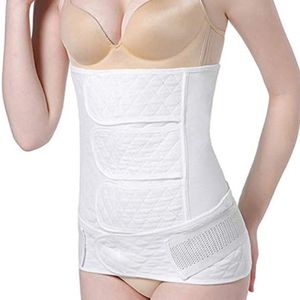 Sluitlaken - Postpartum Buikband - Buikbanden - Buikband na Zwangerschap - Steunkorset Buikcontrole Hersteld Buiktaille Afslankende Trainerband - Ivoorwit - M