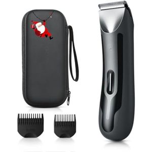 Bodygroomer Mannen - Body trimmer Heren - Body Shaver Mannen - Lichaam Groomer met LED-verlichting - Zwart