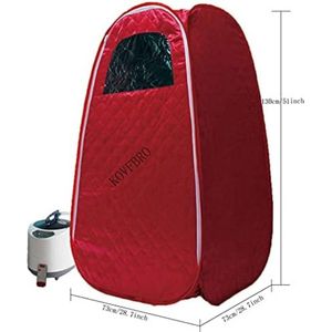 Mobiele Sauna - Draagbare Sauna - Sauna tent - Rood