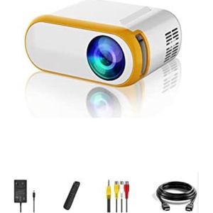 Mini beamer - Mini projector - Mini beamer smartphone - Wit