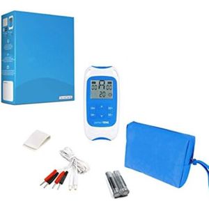 Tens Apparaat - Tens Elektroden - Tens Apparaat Spierstimulatie - Wit | Blauw