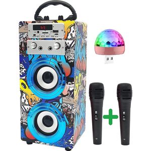 Karaoke Set Voor Volwassenen - Karaoke Set Met 2 Microfoons