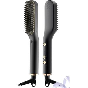 Baard Stijltang - Baardborstel Elektrisch - Baardstijler - Beard Brush - Straightener - Styler