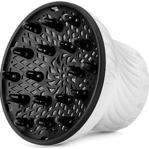 Diffuser opzetstuk - Diffuser fohn krullen - Diffuser fohn universa - 1,4 to 3 inch - Wit