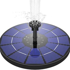 Solar fontein - Solar fontein op zonne energie - Fontein buiten - 3,5W - 1500mAh