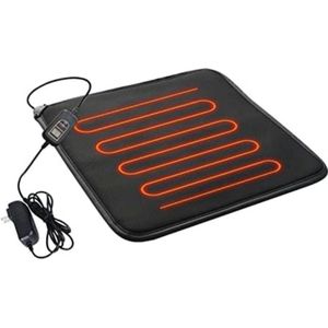 Warmtekussen - Stoelverwarming - 44 x 44 x 1.5cm - Zwart