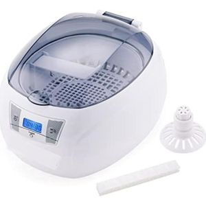 Sieraden Reinigingsapparaat Bril Horloge Schoonmaken VEVOR Ultrasoon Reinigingsapparaat, 220 V, Ultrasone Reiniger, 35 W Groen Sieradenreiniger Met Reinigingsmand Voor Het Reinigen Van Brillen Sieraden Horloges Tandvervanging 500 Ml 45 Khz 2668473559
