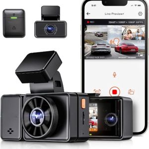 Dashcam Voor Auto Voor En Achter - Dashcam Voor En Achte