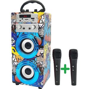 Karaoke Set Voor Volwassenen - Karaoke Set Met 2 Microfoons