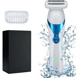 Scheerapparaat vrouw - Scheerapparaat dames - Scheerapparaat vrouw bikinlijn - 22 x 6,5 x 13 cm - Wit