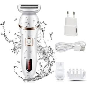 Scheerapparaat vrouw - Scheerapparaat dames - Scheerapparaat vrouw bikinlijn - Incl. Reiskoffer - 3-IN1