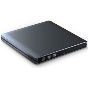 Externe DVD Speler - Externe DVD Speler voor Laptop - Externe DVD Speler en Brander - Aluminiumgrijs/DVD CD Brenner USB 3.0 en USB C